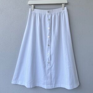 Vintage | FairSet Cotton Midi Skirt